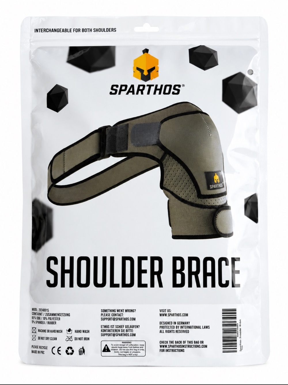 Sparthos Adjustable Shoulder Brace New